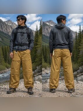 🆕 💥SALE💥 RCOS Outdoor Supply Cargo Pants NWT Men’s 34 Nylon Belted Utility Pant